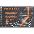 Beta BW 2400S-O7/E-M Worker 7 fiókos szerszámkocsi 309 darabos szerszámkészlettel