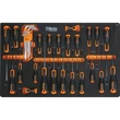 BETA BW 2400S-O7/E-S Worker 7 fiókos szerszámkocsi 240 darabos szerszámkészlettel