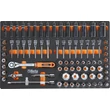 BETA BW 2400S-XLO9/E-XL Worker 9 fiókos szerszámkocsi 487 darabos szerszámkészlettel