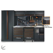 Beta C45PRO 2.0 X műhelyberendezés INOX munkalappal + 268 részes szerszámkészlettel