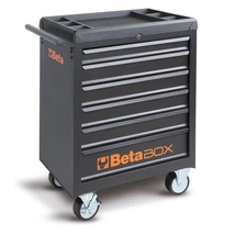 BETA BW C04BOX-A VU Worker 6 fiókos szerszámkocsi 196 darabos szerszámkészlettel