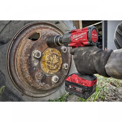 Milwaukee M18 FMTIW2F12-0X FUEL™ akkus szénkefe nélküli ütvecsavarozó biztosítógyűrűvel, 1/2