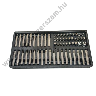 T-torx, t-torx (lyukas), imbusz, XZN bit készlet + 3/8